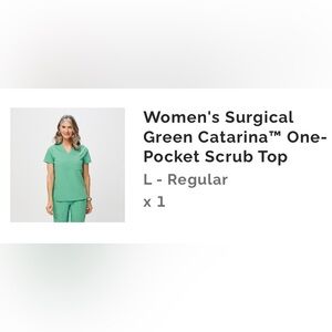FIGS Catalina Top (Surgical Green)